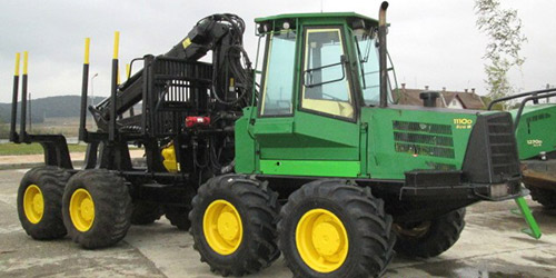 Forwarder John Deere 1110D - New entry